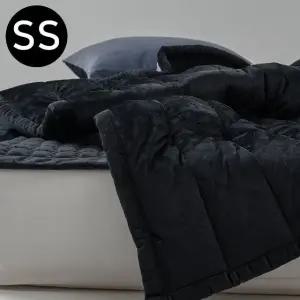 극세사 SS 슈퍼싱글 리버서블 빌리 블랙 차렵이불 (WFJ7XT9)