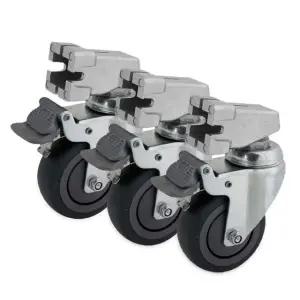 카메라삼각대 스탠드별매 바퀴 80mm KC-080S 3개 (WFJ7XYM)