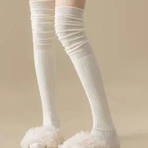 레이스패치 하이니삭스 여성오버니삭스 레이스 롱양말 니삭스 레이스양말