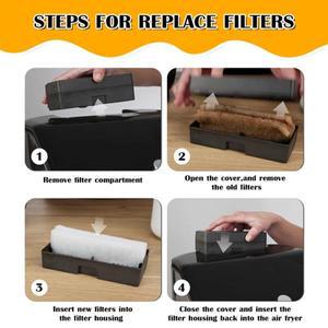 Instant Vortex Plus 6쿼트 에어 프라이어 교체 필터용 STER-필터