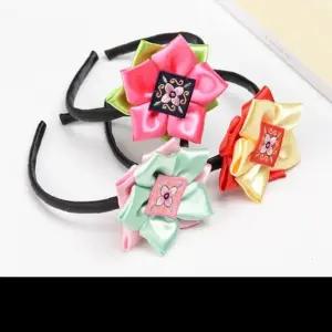 사각배씨머리띠한복머리띠 아기자기샵 배씨 머리띠 한목 설추석