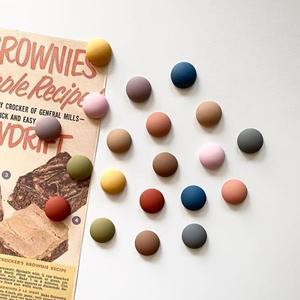 10PCS 라운드 냉장고 자석 세트 화이트 보드 마그네틱 or 사진 디스플레이 용 다기능 서리로 덥은 마감