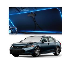 혼다 시빅 2022 자외선 패스 선쉐이드 99 접이식 노라이트 2026용 차단 2025 간편한 2024 2023 미러 기술 윈드실드 혁신적인 방지 퇴색 컷아웃