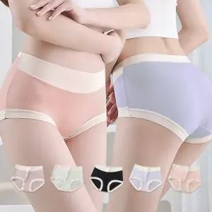 투톤 배색 50수 모달 면 팬티 무봉제팬티 블랙팬티 스킨팬티