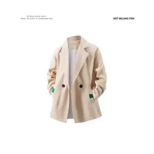 원더우면 남성 겨울옷 정장 넥 더블 모직 코트 빅사이즈 트렌치 OPH4