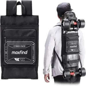 맥스핀 프로페셔널 스케이트보드 백팩 방수 내구성 있는 다기능 스포츠백 전동 및 롱보드용 조절 가능한
