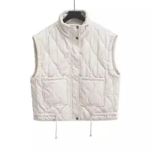 블랙팬서 여성 겨울 스트리트 워싱 패딩 조끼 OPH4