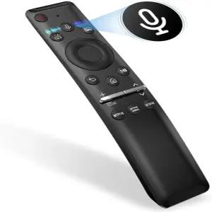 모든 삼성 TV용 음성 리모컨 기능이 있는 TV 호환 커브드 프레임 솔라 4K 8K QLED LCD 범용 스마트 교체