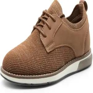 브루노 마크 보이의 메시 캐주얼 드레스 옥스포드 통기성 유니폼 신발