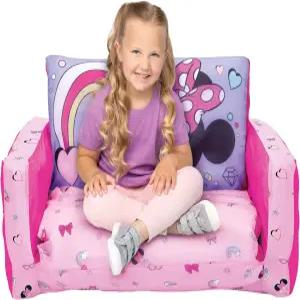 미니 마우스 들을 위한 풍선 소파 침대 u2013 2-in-1 플립 오픈 소파에서 라운지 낮잠 매트 길이 4피트