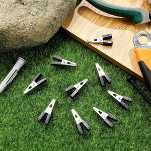 20피스 새장 클립 맥세이프 도어 잠금 앵무새 케이지 애완 동워터 액세서리