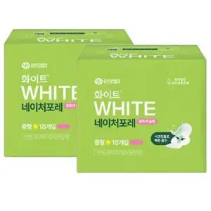 [화이트][화이트] 화이트 네이처포레 울트라날개 중형 18Px2팩 (42929623)