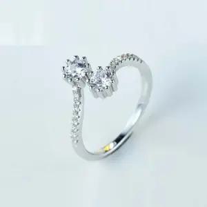 실버 큐빅 반지 서클 큐빅 링-화이트OC 실버반지 우아한반지 큐빅반지 화려한반지 예쁜반지