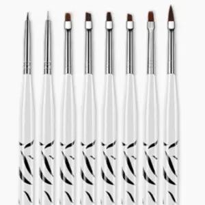 젤네일 아트 네일붓 브러쉬 프렌치 네일팁 네일 (WFK9XLJ)