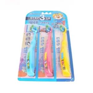 유치칫솔 키즈용칫솔 화장실 유치 관리 어린이칫솔 STEP3 (WFK9KN0)