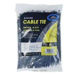 검정270mm케이블타이 케이블홀더 인터넷 검정270mm 공사 다용도고정끈 500p (WFK9KT7)