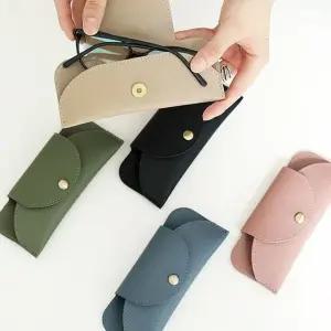 고품질 컬러 안경 케이스 안경집 보호 보관 소프트 휴대 (WFK9FI2)