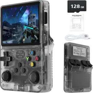 3.5인치 IPS 디스플레이 64GB/128GB 및 21 000개 이상의 클래식 게임 오픈 소스 리눅스 시스템 화면 휴대용