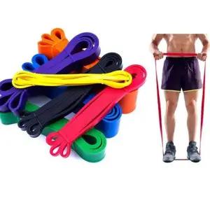 정품 런웨이브 라텍스 풀업밴드 6단계 블루 W8DA603