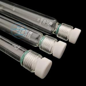 실험실 1pcs 5-350ml 유리 총 인 질소 나사 비색 튜브 압력 병