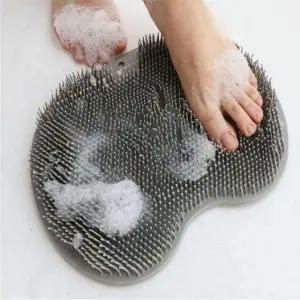 발 세척용 실리콘 브러쉬 마사지 발닦이 풋브러시 세척기 (WFKA839)