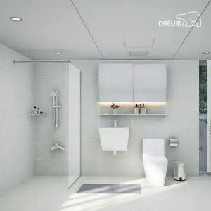 [DAELIM]대림바스 코나그레이 LED 슬라이딩장 거실욕실 리모델링