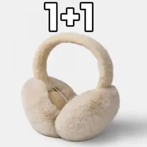 겨울 접이식 방한 보온 퍼 털 귀마개 큰 귀돌이 이어머프 1+1 (WFKADRJ)