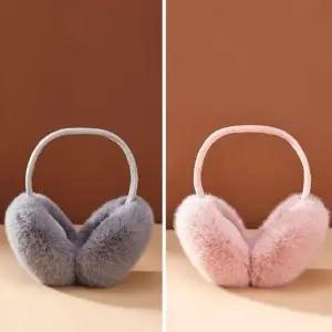 접이식 겨울 방한 퍼 털 귀마개 큰 귀돌이 이어머프 (WFKADOV)