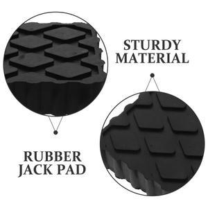 2pcs 자동차 잭 고무 패드 캠핑카 Rv 레벨링 블록 트레일러 바닥 핀치 용접 리프트 도구