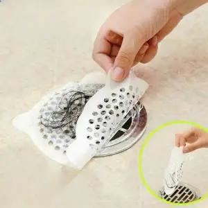 10장 샤워부스 욕조 욕실 머리카락 거름망 스티커 배수구 하수구 10장 (WFKAEVU)