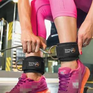 스포츠 발목 스트랩 블랙 1P 킥백 헬스 케이블 운동