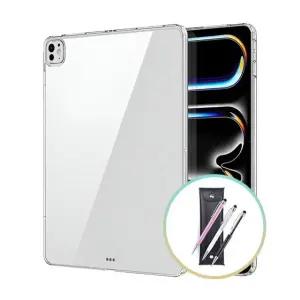 아이패드 에어13 M3 반투명 젤리 케이스+크리스탈 터치펜+펜 파우치 (WFKAFR7)