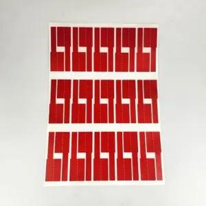 케이블 분류 스티커 레드 전선 정리 네임택 (WFKB29U)