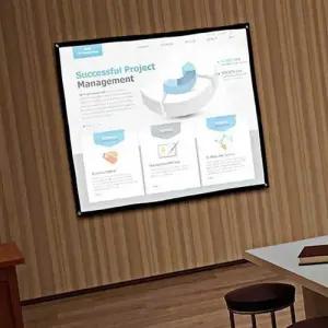 빔프로젝터 스크린 빔 천 휴대용 차박 야외 영화감상 WFIKSDE