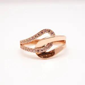 14k 웨이브 큐빅 반지 OPDLR1785