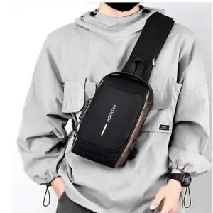 usb 비밀번호 잠금장치 방수 크로스백 스트랩 슬링백 WE6D883