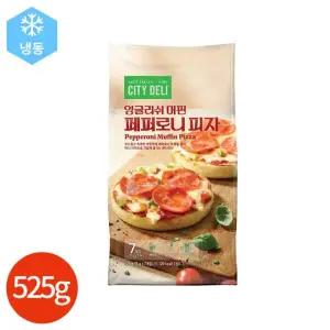 시티델리 잉글리쉬 머핀 페퍼로니 피자 75g x 7개입
