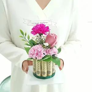 미니케익 용돈박스 10개 핑크 소형 디저트 상자 저금 통 생일 케이크 파티 용품 용돈