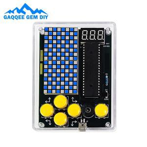 픽셀 게이머 DIY 키트 포켓 51 마이크로 컨트롤러 전자 회로 교육 실험 납땜 연습 모듈