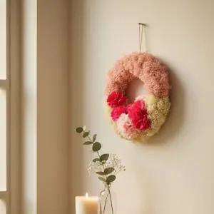 놀이 스칸디아모스 카네이션 리스 만들기 DIY 키트