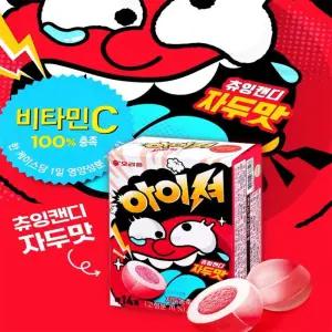 JERYLABEL 아이셔 츄잉캔디 자두맛 42G 6개 1세트 간식과자