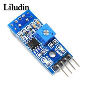 호환 TCRT5000 적외선 반사 IR 광전 스위치 배리어 라인 트랙 센서 모듈 파란색