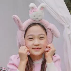 (색상 핑크)로라앨리 아동 귀마개 팔랑 귀도리 겨울 방한 귀마개