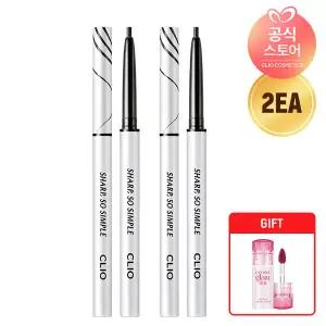 [2EA] 클리오 샤프 쏘 심플 펜슬라이너 [GIFT] 글램틴트 미니