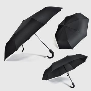 비와눈 3단 완전자동우산 방풍우산 블랙무지 곡자