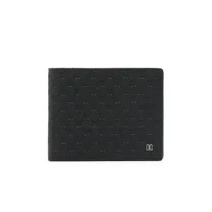 [닥스](센텀시티점)블랙 DD경판로고 매트 가죽 반지갑 DBWA0E363