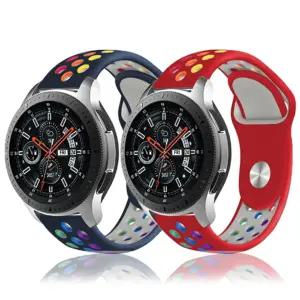 갤럭시워치 액티브 40mm 호환 레인보우 스포츠 실리콘 밴드 스트랩