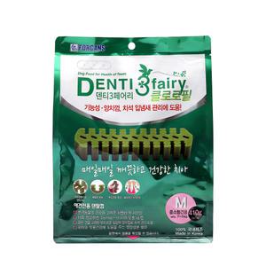 덴티페어리 클로로필 M 중소형견용 410g 포켄스 강아지 덴탈껌 낱개포장