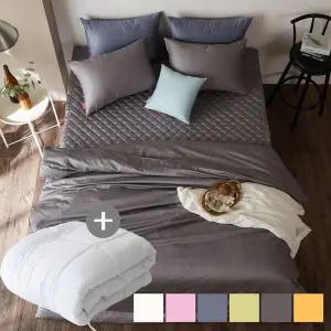60수사틴 순면이불 침구풀세트이불솜EK이스턴킹 5컬러
