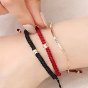 14K 골드볼 매듭팔찌 엠마 끈팔찌 MU120_MU121